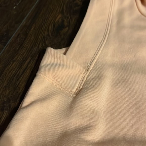 Girls Nike Sleeveless Hoodie with Turtleneck Pink and Gold - Picture 5 of 9